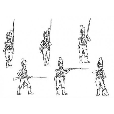 Infanterie -Figur L. Carabiniers 1/32 | Scientific-MHD