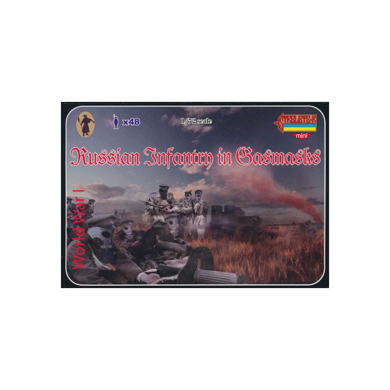 Russische Infanterie -Figur 1/72 Maske | Scientific-MHD