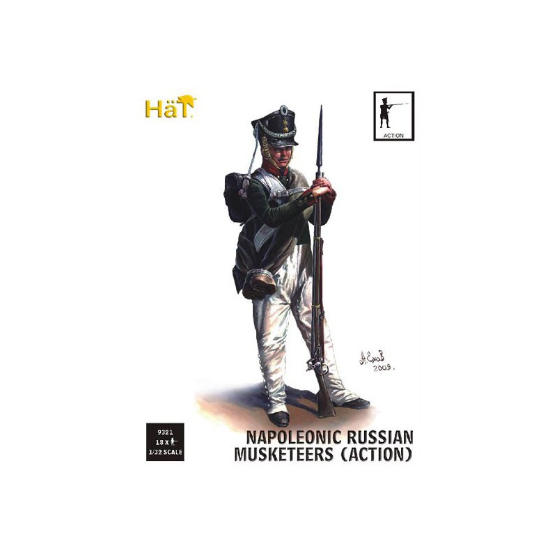 Russische Infanterie -Figur -Aktion 1/32 | Scientific-MHD