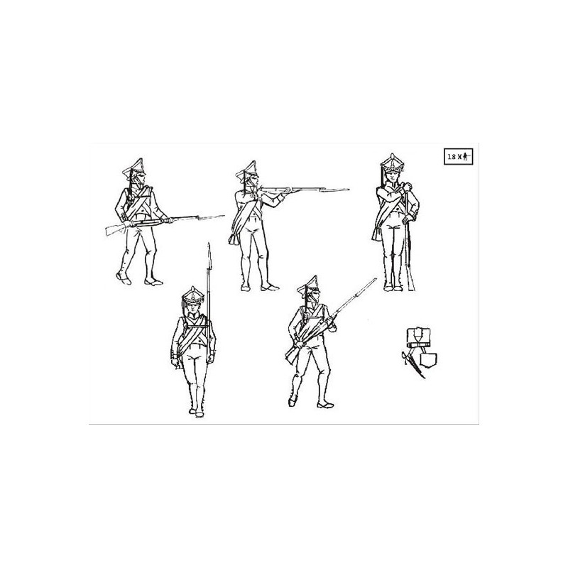 Russische Infanterie -Figur -Aktion 1/32 | Scientific-MHD