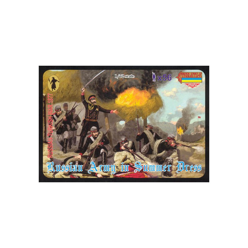 Russische Infanterie -Figur 1877 1/72 | Scientific-MHD