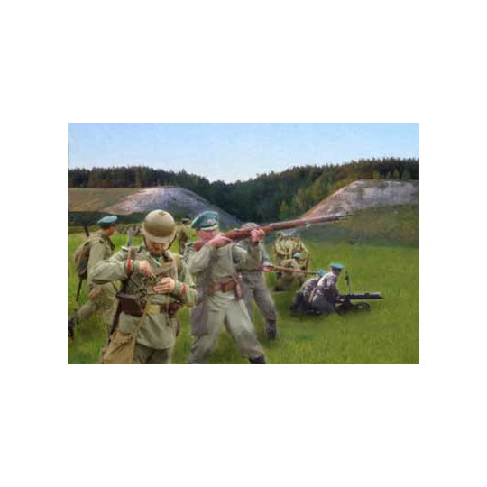 Russische Infanterie -Figur im Sommer 1/72 | Scientific-MHD