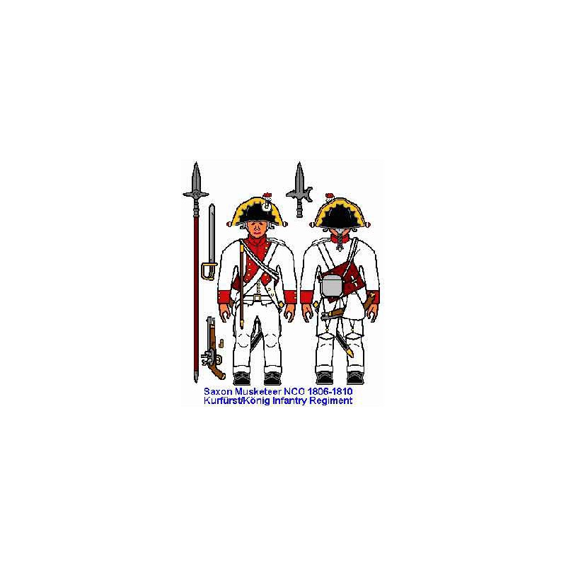 Sachsen -Infanterie -Figur 1806 1/72 | Scientific-MHD