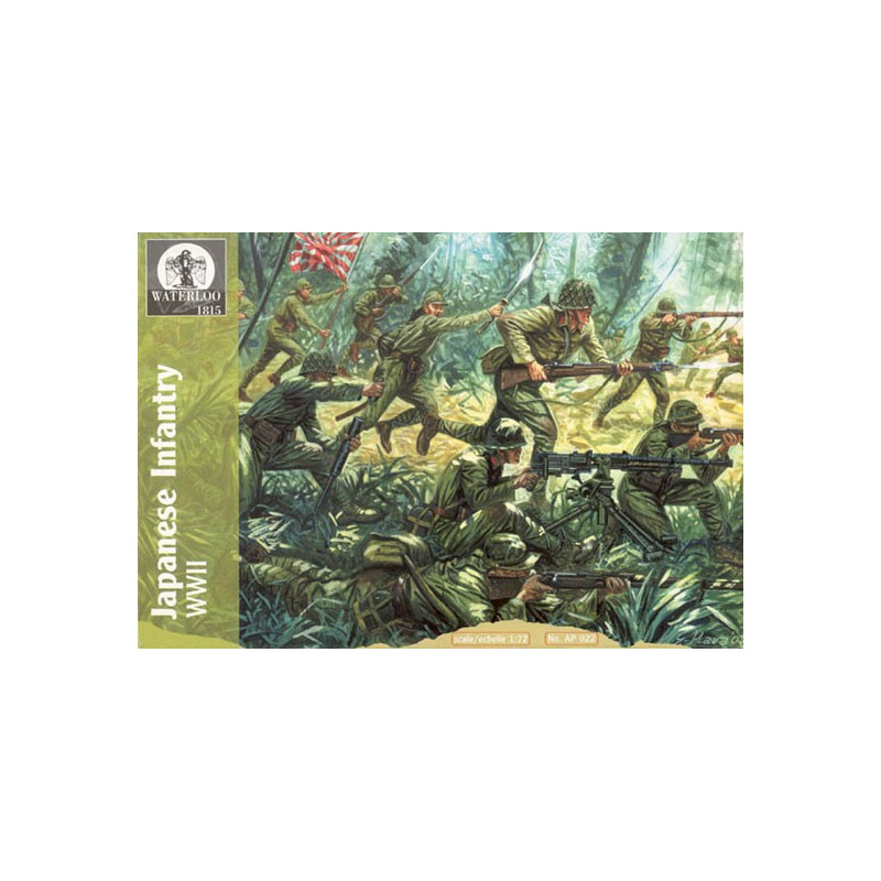 Japanische Infanterie -Figur im Zweiten Weltkrieg 1/72 | Scientific-MHD