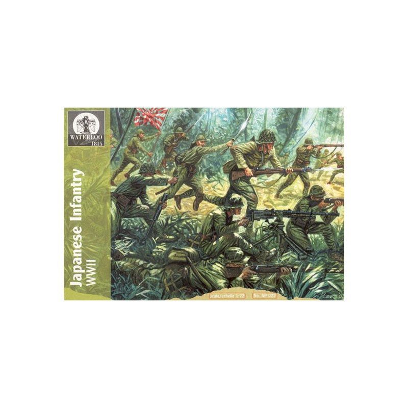 Japanische Infanterie -Figur im Zweiten Weltkrieg 1/72 | Scientific-MHD