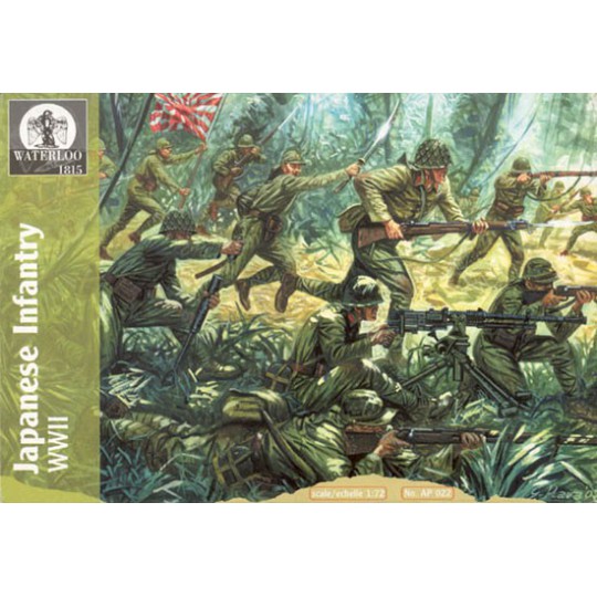 Japanische Infanterie -Figur im Zweiten Weltkrieg 1/72 | Scientific-MHD