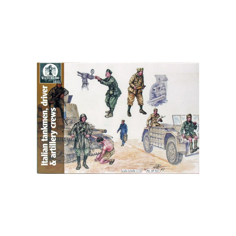 Italienische Panzer und Fahrer1/72 Figur | Scientific-MHD