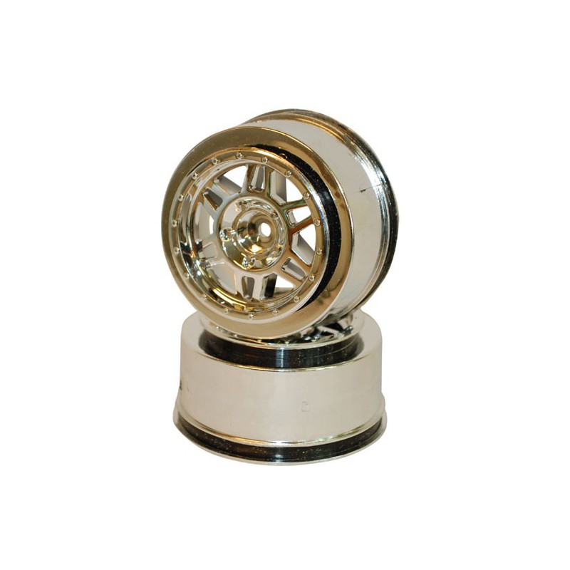 Radio -kontrolliertes Autozubehör SC Chrome 6 Branch Felgen. 1/10 | Scientific-MHD