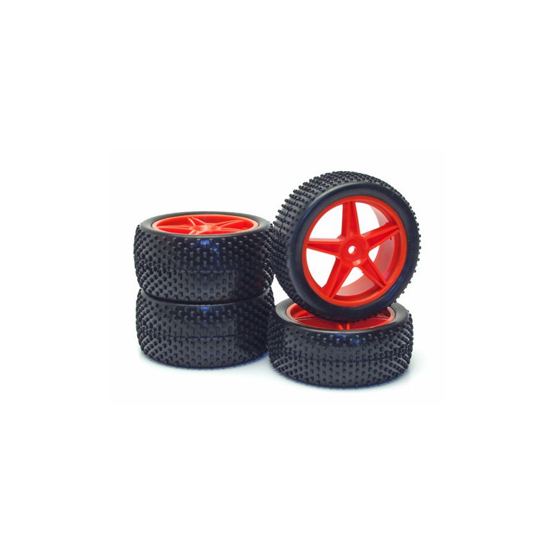 Rediocmanded Rawse Accessors 4 Wheet Buggy Red Picots1/10 | Scientific-MHD