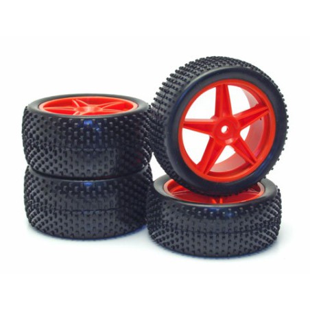 Rediocmanded Rawse Accessors 4 Wheet Buggy Red Picots1/10 | Scientific-MHD