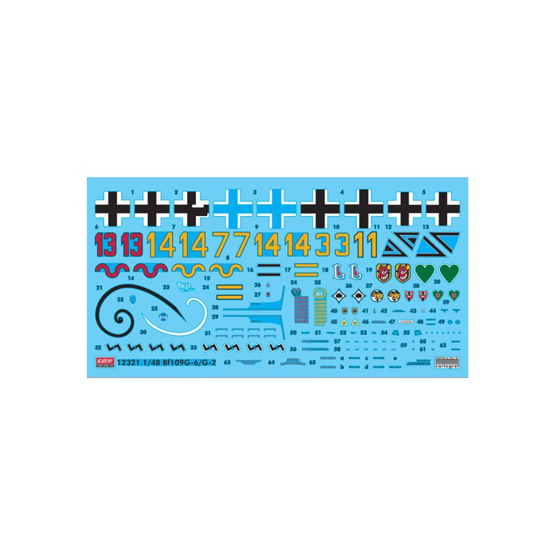 BF109G6/G2 JG27 1/48 Kunststoffebene Modell | Scientific-MHD