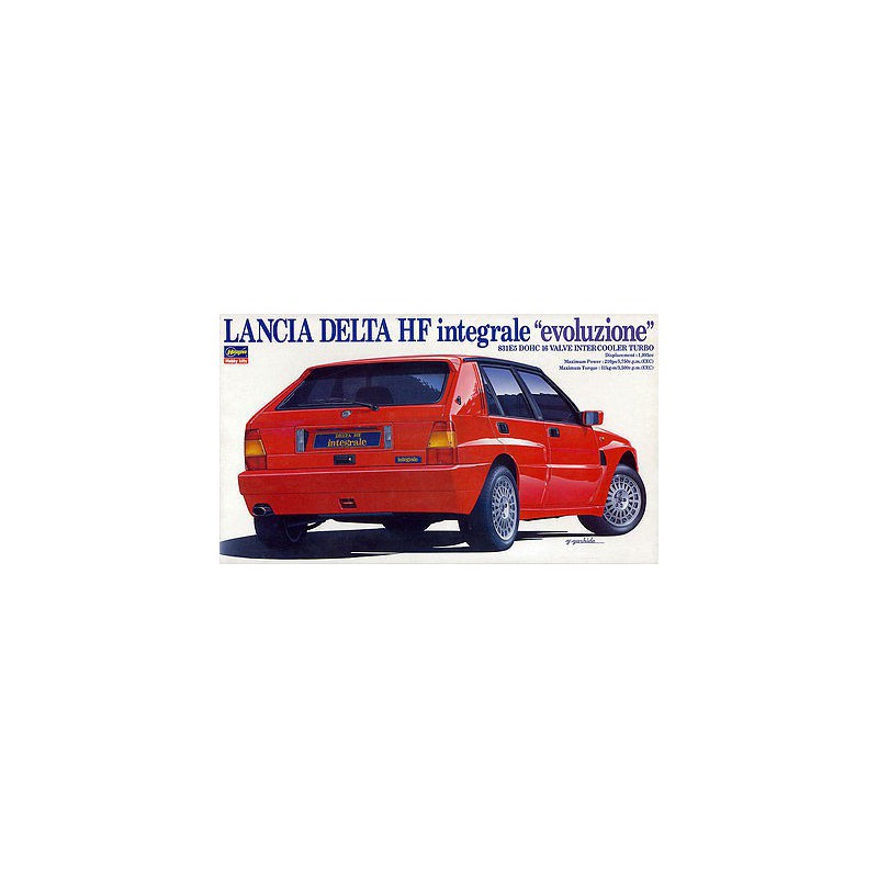 Lancia Delta Evoli Plastikautoabdeckung. 1/24 | Scientific-MHD