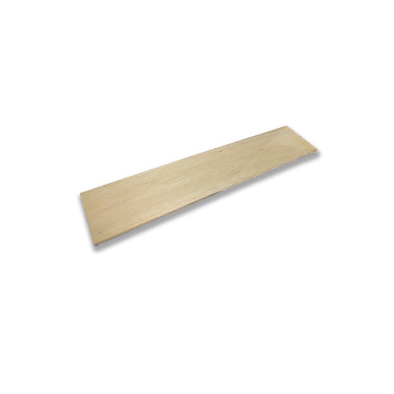 Holzmaterial-Charge von 7 Halbplatten aus Balsa500 x 100 x 1 mm | Scientific-MHD