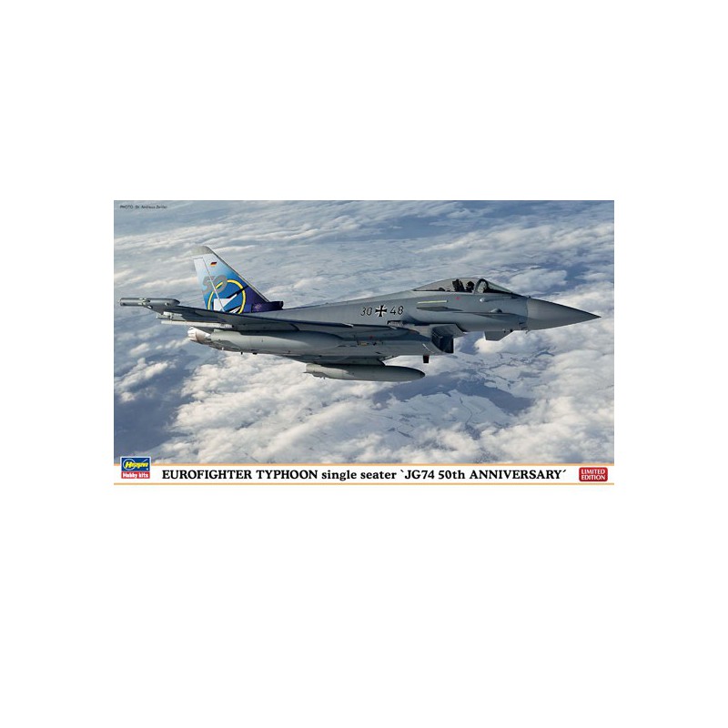 Eurofighter Typhoon JG74 1/72 Kunststoffflugzeugmodell | Scientific-MHD