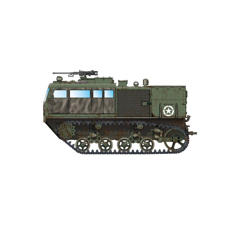 Hoch s. Traktor 90 mm 1/72 Kunststoffmodell für Kunststoff | Scientific-MHD