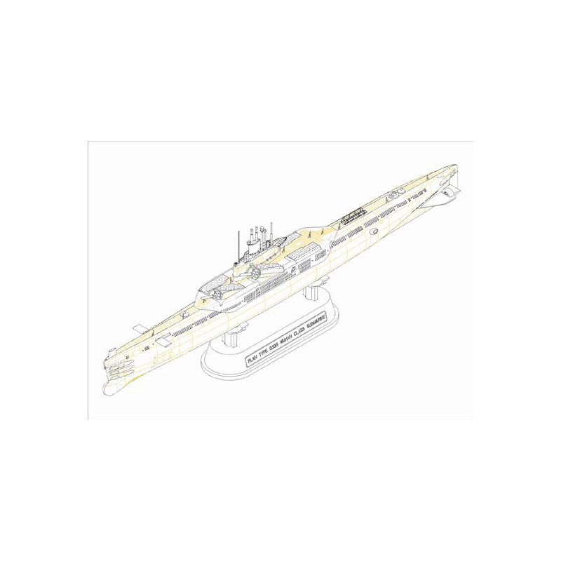 Kunststoffbootmodell Typ 033g Wuhan Klasse 1/350 | Scientific-MHD