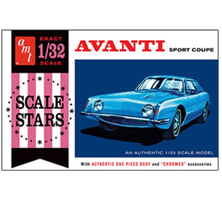Studebacker Avanti 1/25 Plastikautoabdeckung | Scientific-MHD Studebacker Avanti 1/25 Plastikautoabdeckung | Scientific-MHD