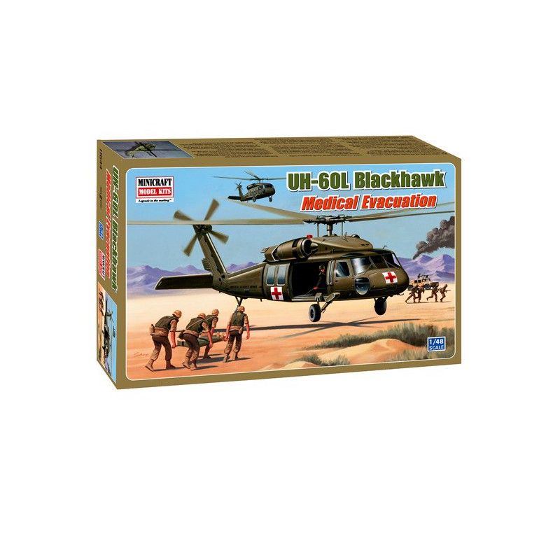 UH-60L Blackhawk 1/48 Kunststoff-Kunststoff-Hubschraubermodell | Scientific-MHD