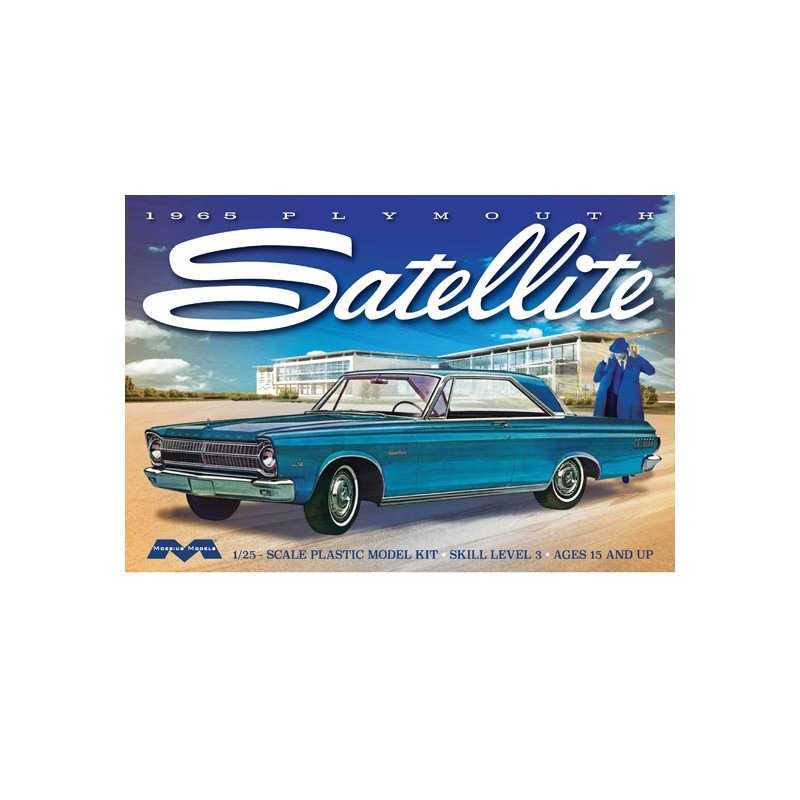 Plymouth Satellite Plastik Kunststoff Modell 1965 1/25 | Scientific-MHD