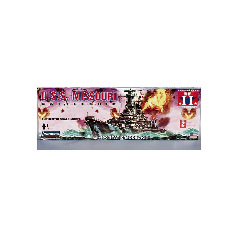 USS Missouri 1/900 Plastikbootmodell | Scientific-MHD