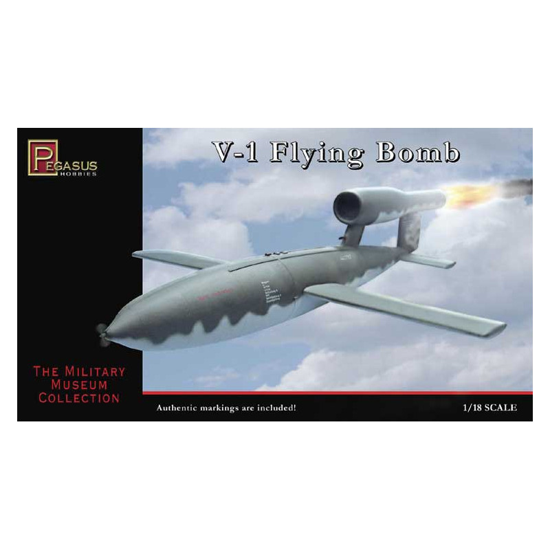 Plastikflugzeug Modell V-1 Rocket1/18 Fliegende Bombe | Scientific-MHD