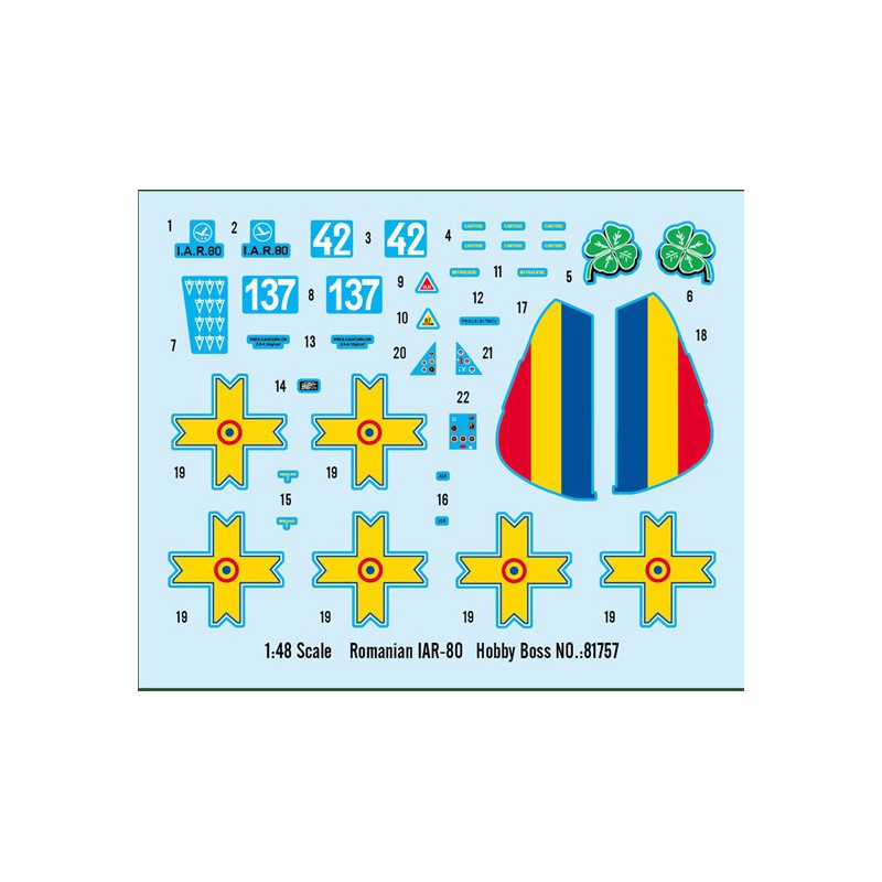 Rumänisches Plastikmodell IAR-80 1/48 | Scientific-MHD