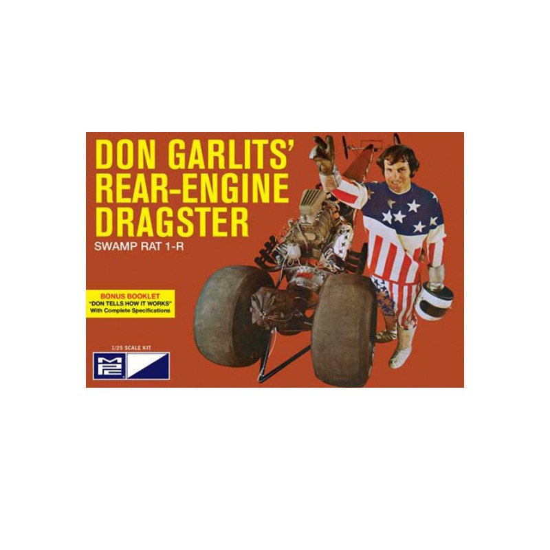 Kunststoffauto -Modell Don Garlits hinten E. Dragster 1/25 | Scientific-MHD