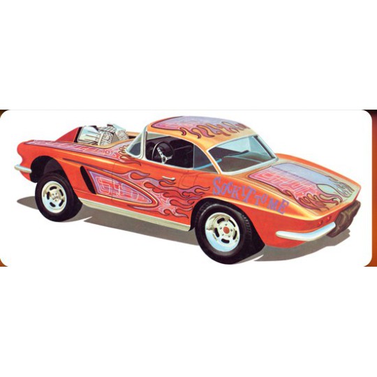Corvette 1962 1/25 Plastikautoabdeckung Corvette 1962 1/25 Plastikautoabdeckung | Scientific-MHD
