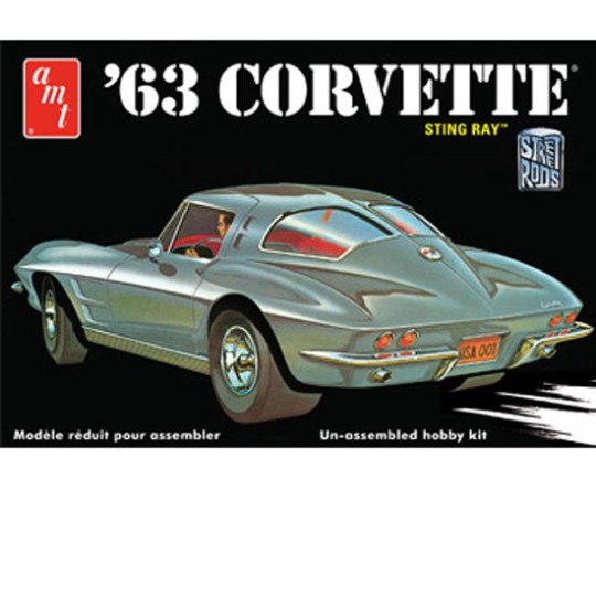 Corvette Chevy 1963 1/25 Plastikautoabdeckung Corvette Chevy 1963 1/25 Plastikautoabdeckung | Scientific-MHD
