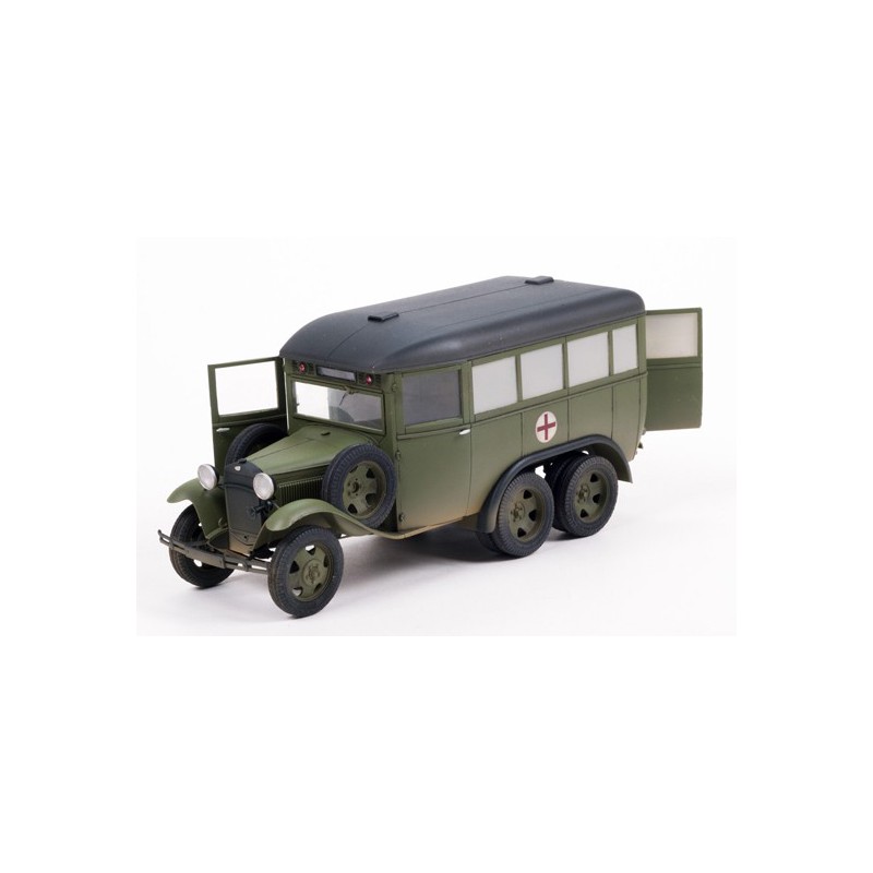 Gasplastik -LKW -Modell 05 194 1/35 Krankenwagen | Scientific-MHD