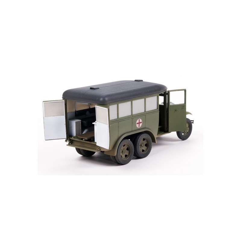 Gasplastik -LKW -Modell 05 194 1/35 Krankenwagen | Scientific-MHD