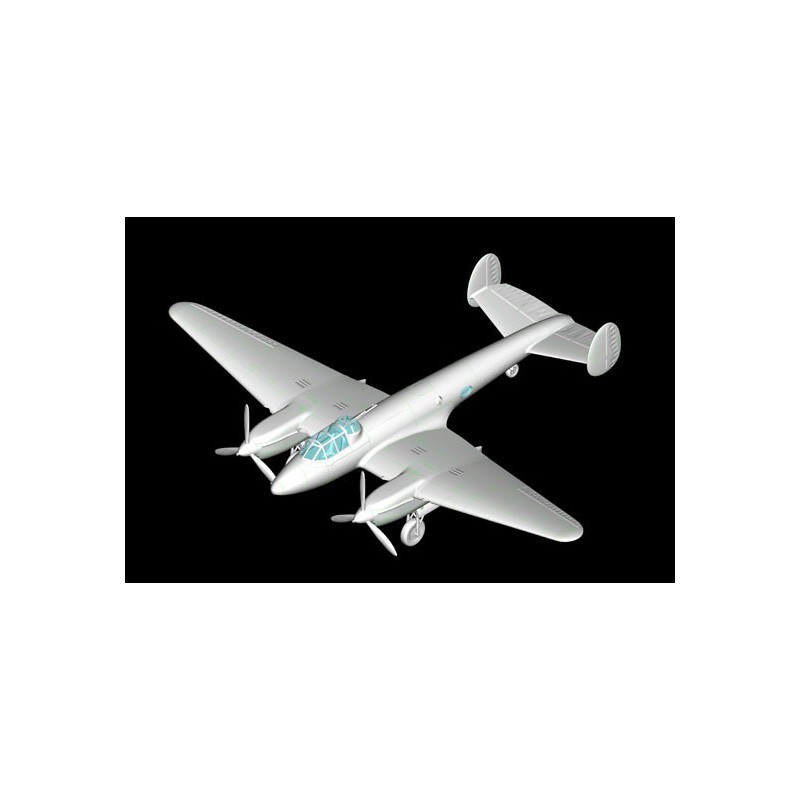 Sowjetisches PE-2-Kunststoffflugzeugmodell 1/72 | Scientific-MHD