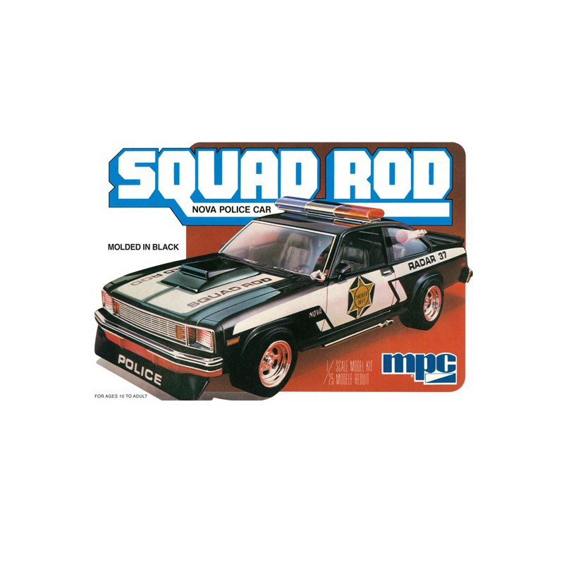 Plastikauto Model Chevy Police Car 1979 1/25 | Scientific-MHD