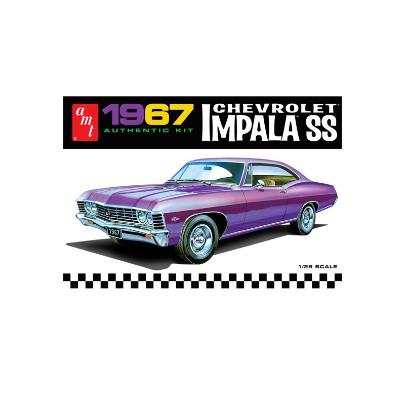 Kunststoffauto Modell 1967 Chevy Impala SS 1/25 | Scientific-MHD