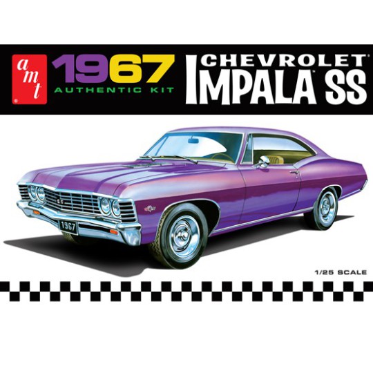 Kunststoffauto Modell 1967 Chevy Impala SS 1/25 Kunststoffauto Modell 1967 Chevy Impala SS 1/25 | Scientific-MHD