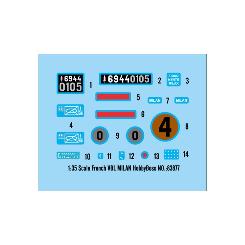 Französisch VBL Plastiktankmodell + 1/35 Mailand | Scientific-MHD