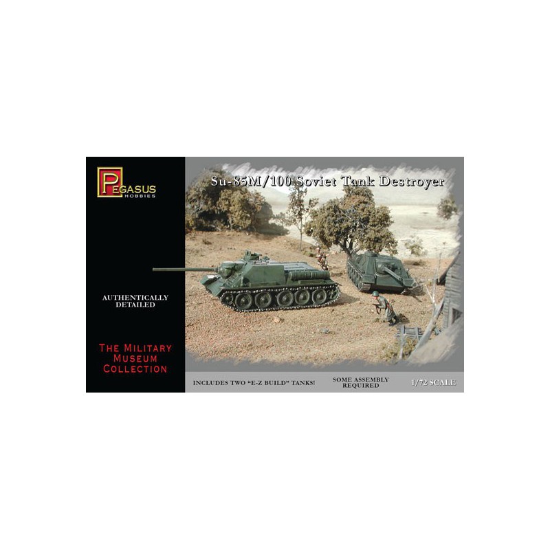 SU-85 Kunststofftankmodell Sowjetisches Tank 1/72 | Scientific-MHD