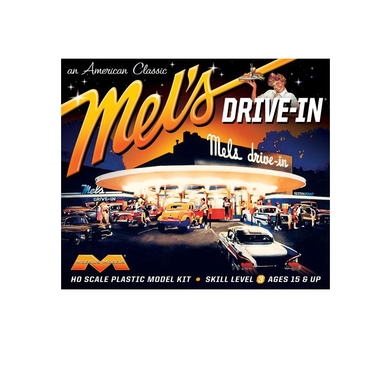 Diorama Mels Drive im 1960 Kit -Modell | Scientific-MHD
