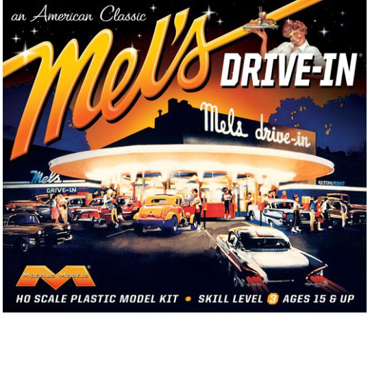 Diorama Mels Drive im 1960 Kit -Modell Diorama Mels Drive im 1960 Kit -Modell | Scientific-MHD