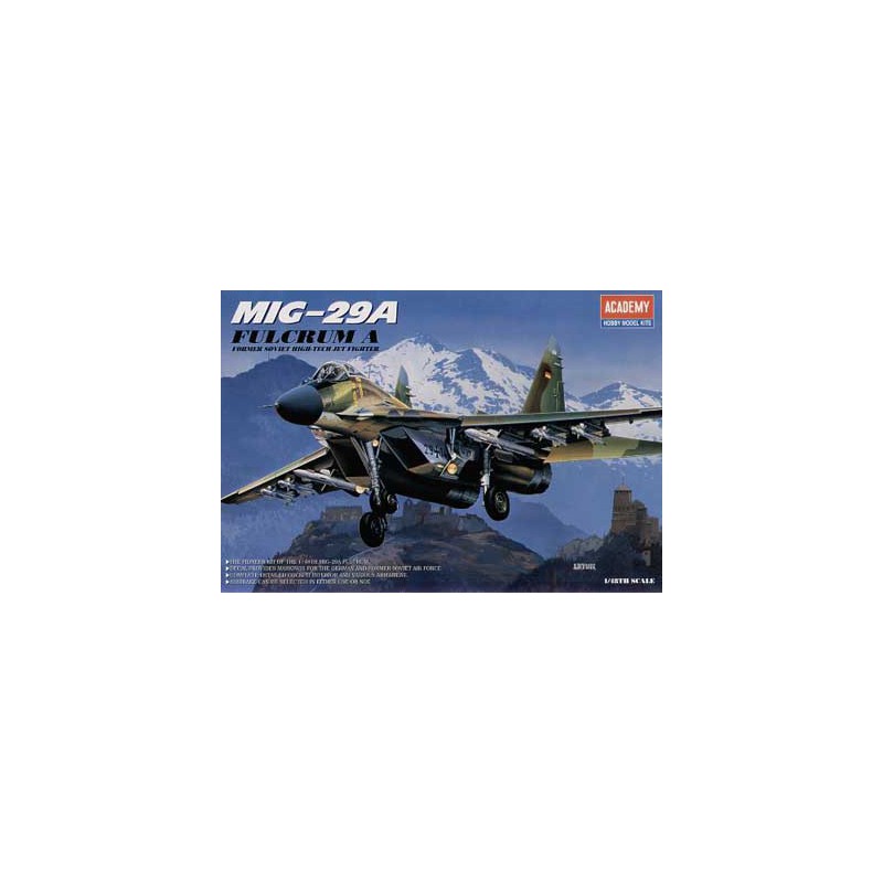 MIG 29A FULCRUM 1/48 Plastikebene Modell | Scientific-MHD