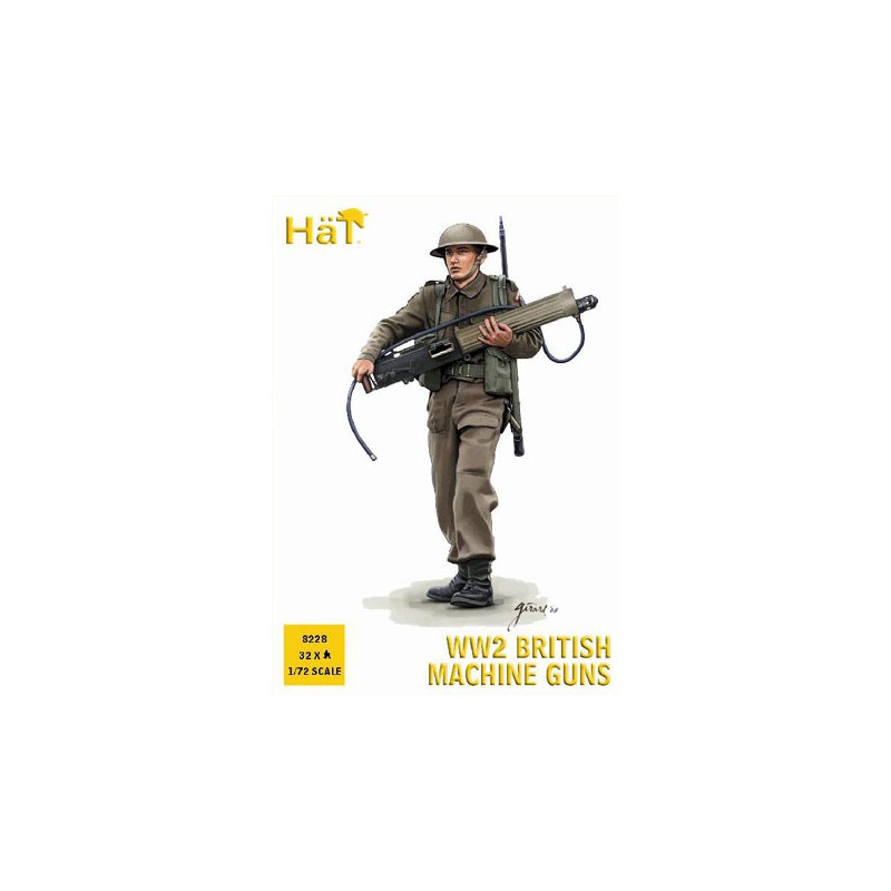 Englische Maschinengewehre Figur im Zweiten Weltkrieg 1/72 | Scientific-MHD