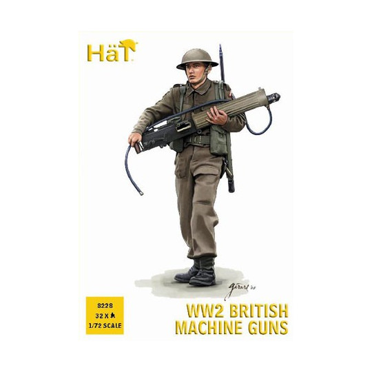Englische Maschinengewehre Figur im Zweiten Weltkrieg 1/72 | Scientific-MHD