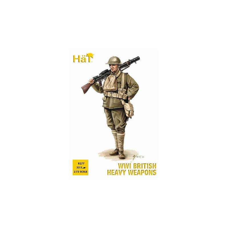 Englische Schwerwaffen Figur im Zweiten Weltkrieg 1/72 | Scientific-MHD