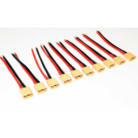 Ladegerät gegen Anschuldigungen für Radiocheted Device 10 Kabel 10 cm + XT60 Männlich Ladegerät gegen Anschuldigungen für Radiocheted Device 10 Kabel 10 cm + XT60 Männlich | Scientific-MHD