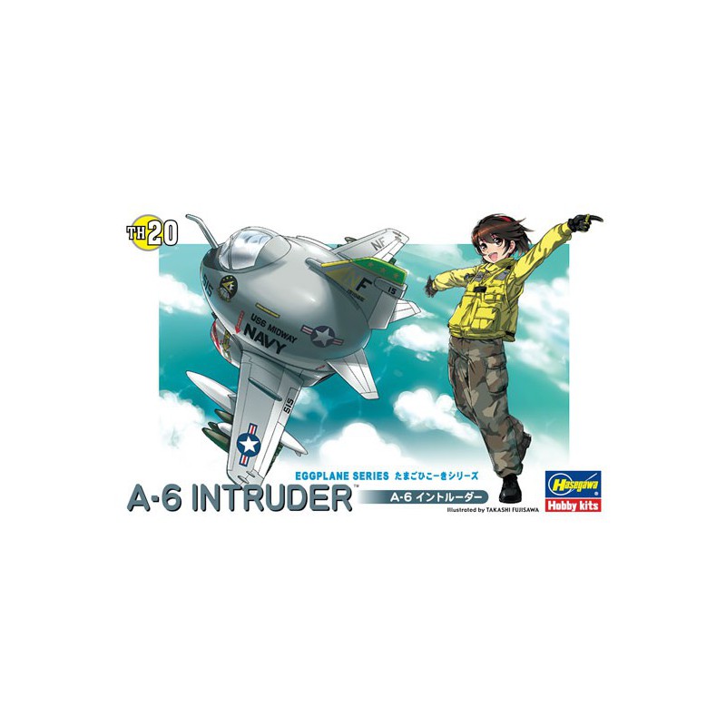 Ei-Kunststoff-Flugzeugmodell A-6 Eindringling | Scientific-MHD