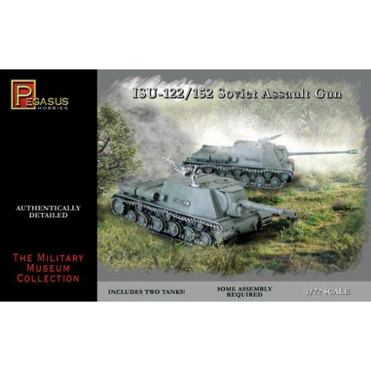 Canon Plastic Model Canon ISU-122/152 (2 Stücke) | Scientific-MHD