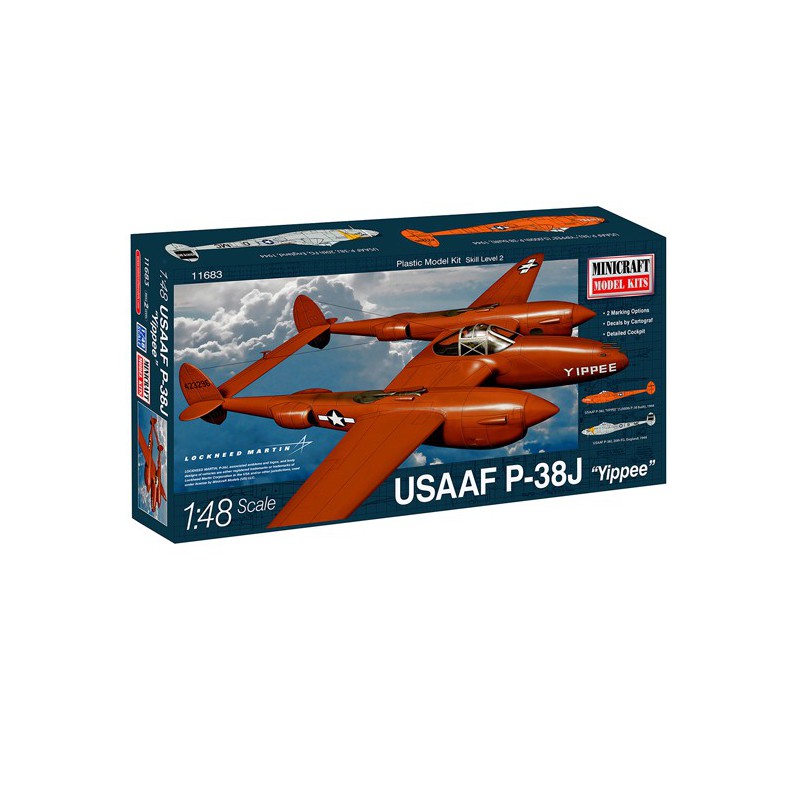 P-38 USAF-Kunststoffmodell 1/48 | Scientific-MHD