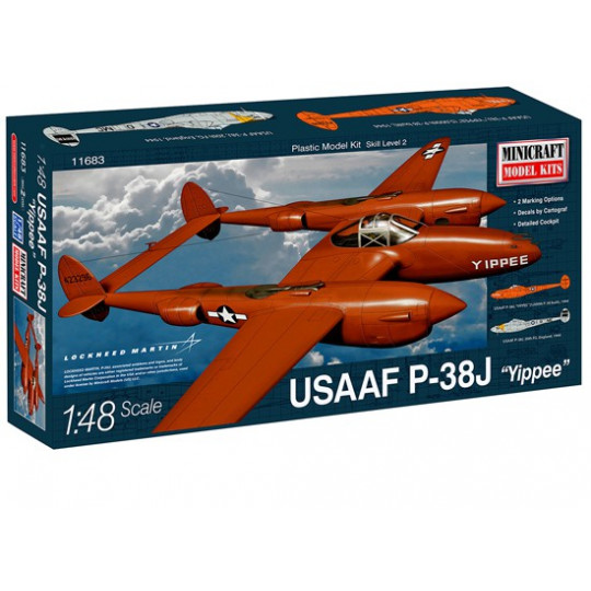 P-38 USAF-Kunststoffmodell 1/48 | Scientific-MHD