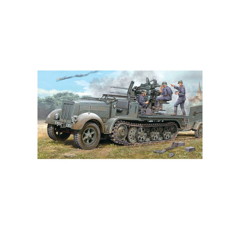 Kunststofftankmodell 2 cm Flakvierling 38 | Scientific-MHD