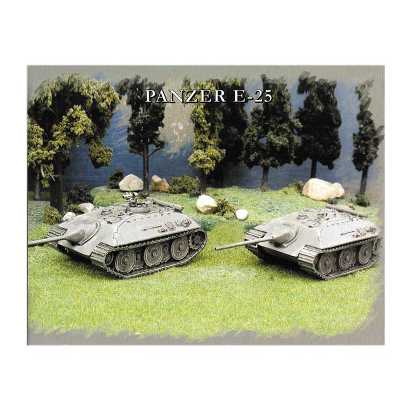 Panzer E-25 Kunststofftankmodell (2 PCS) 1/72 | Scientific-MHD